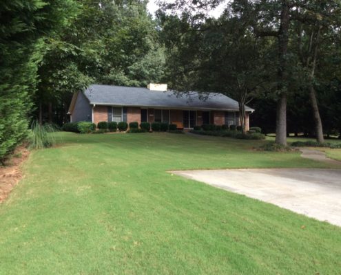 Ranch With Fireplace - Exterior